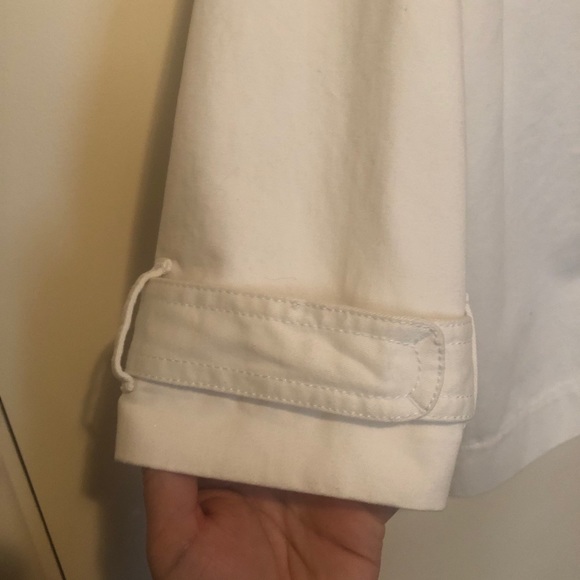 Old Navy Cotton White Peacoat - Size Small - Picture 4 of 4